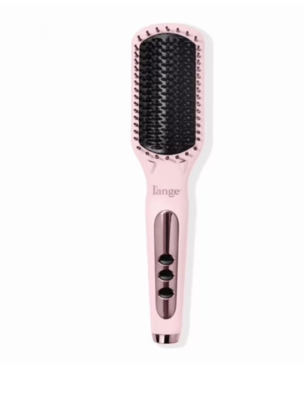 MSRP $89 | L’ange Le Vite Ceramic Straightening Brush – Blush – NEW Open Box